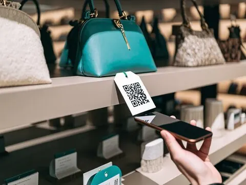 QR code example for Retail & e-commerce